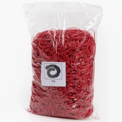 WIHEDÜ Gummiringe rot aus Naturkautschuk 60%