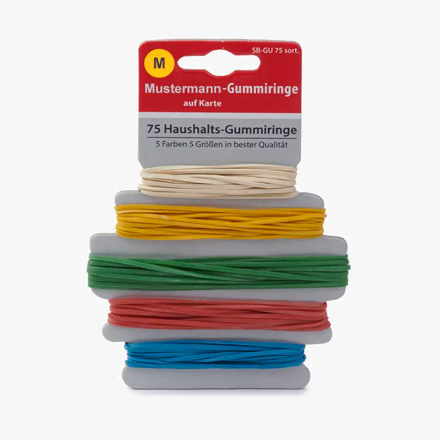 Gummirinkarte-Sortiment mit eigener Aufmachung - Beispieldarstellung