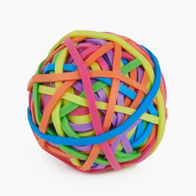 WIHEDÜ Gummibandball 75g neonfarbig Art. 510510