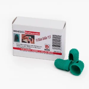 WIHEDÜ Blattwender grün 5 Größen Anwendungsbeispiel
